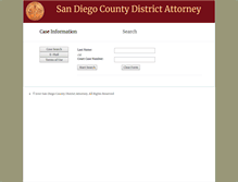 Tablet Screenshot of caseinformation.sdcda.org